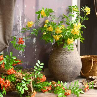豆槐花洋槐花仿真花家居客厅餐桌装饰花束摆件假花装饰花艺摆设