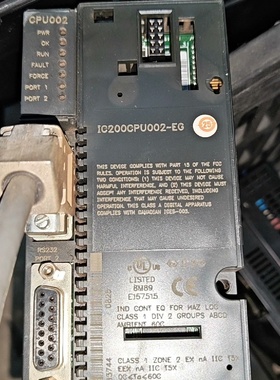 GE模块 IC200CPU002 CPU002  包【议价】