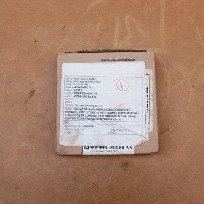 PEPPERL FUCHS KFD2SR2EX2.W SWITCH AMPLIFIER 132960