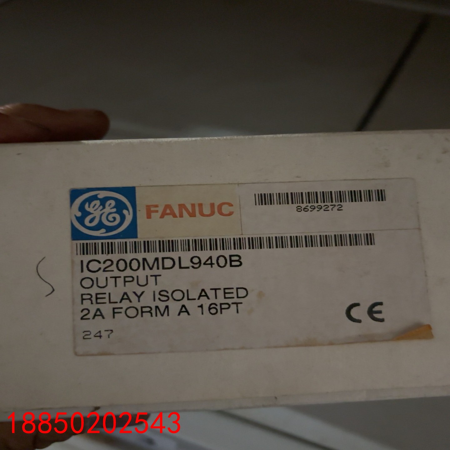 【请询价】GE FANUC IC200MDL940B继电器隔离输出模块
