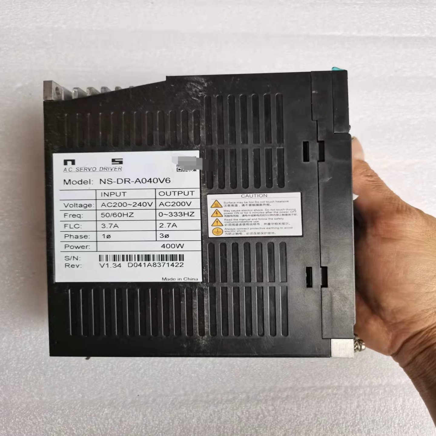 【请询价】NS-DR-A040V6伺服驱动二手拆机包好成色如图