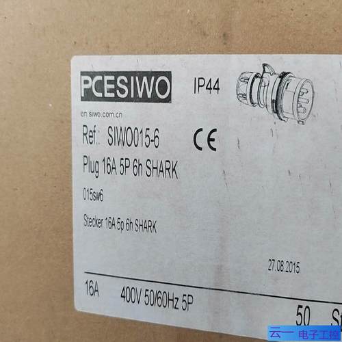 PCE插头插座16A 5P 6h IP44 015-6；议价