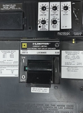 Square D Schneider ILimiter LXI36400 400A 480V 600V Breaker