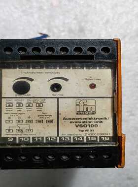 德国IFM易福门VS0100速度监控模块，型号VZ31，~议价