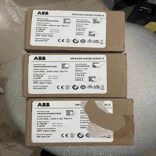 MFE190-04UP-03A0-2+N8020 ABB驱动~询价