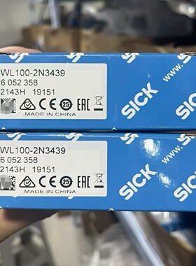 议价WL100-2N3439西克sick镜反射式光电传感器 货号6052358全新原