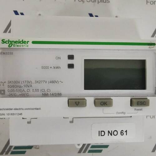 Schneider Electric IEM3255A9MEM3255 Three Phase Energy Meter
