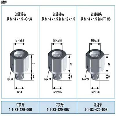 溢价-议价suco活塞式压力开关过渡过头M14X15转G14
