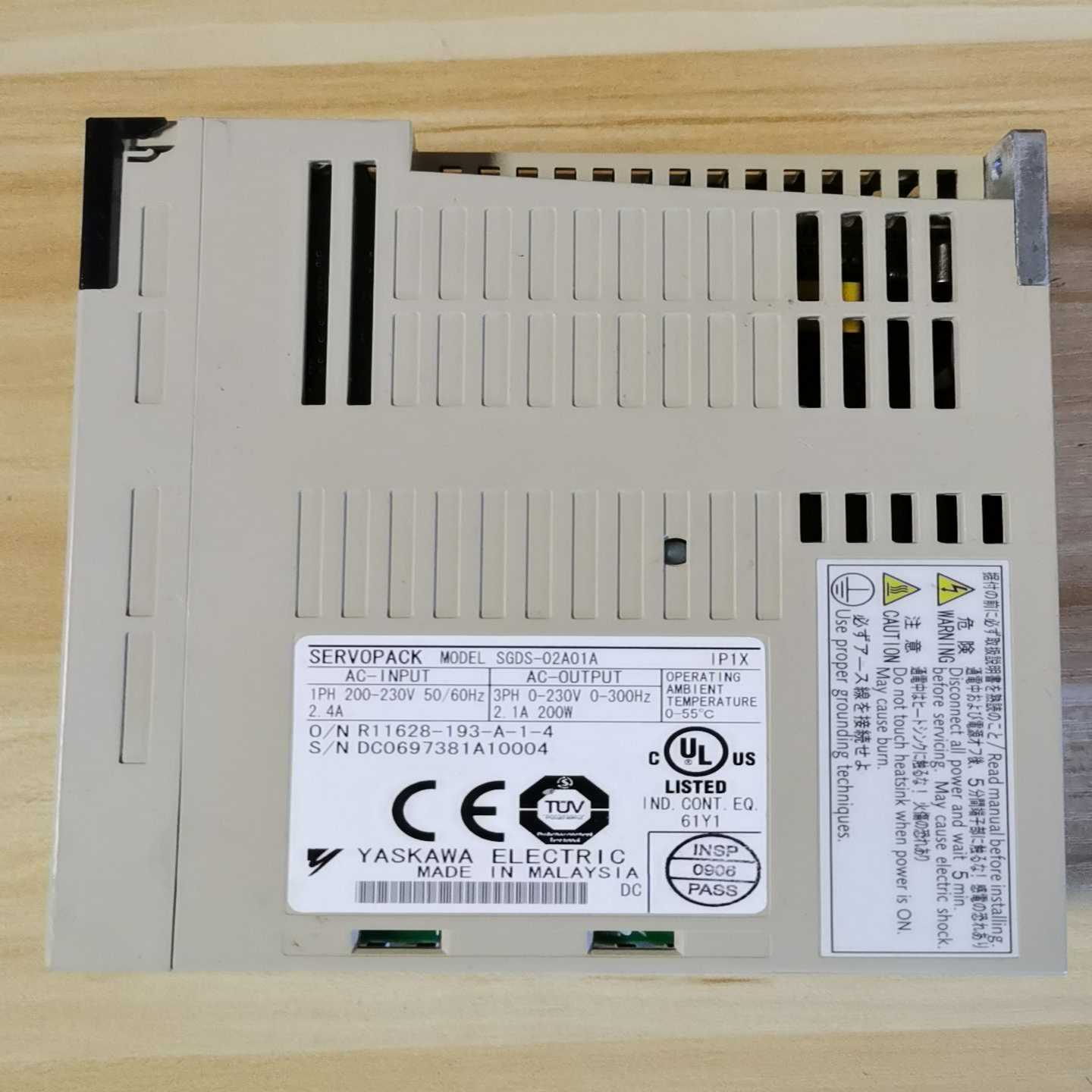 安川伺服驱动器SGDS-02A01A，马来西亚原装，200V-议价