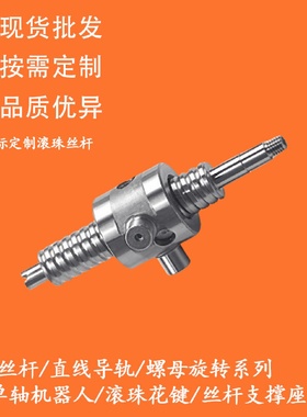 厂家直销一件起订自动化设备传动丝杆组件非标研磨微型滚珠丝杠