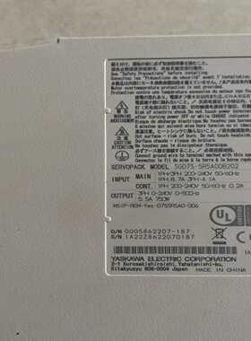 SGD7S-5R5A00B202安川驱动器询价
