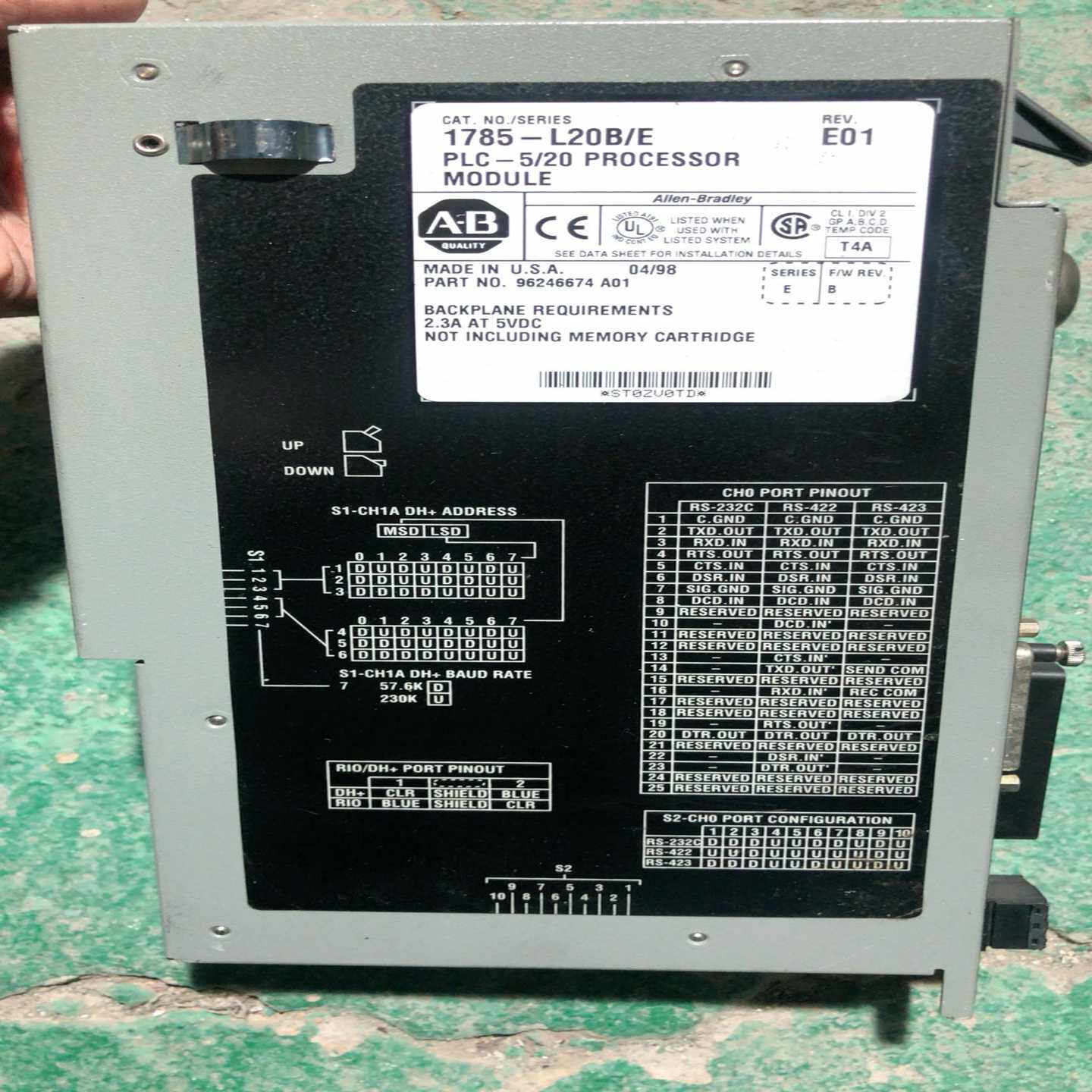 1785-L20B/EAB罗克韦尔PLC控制器询价