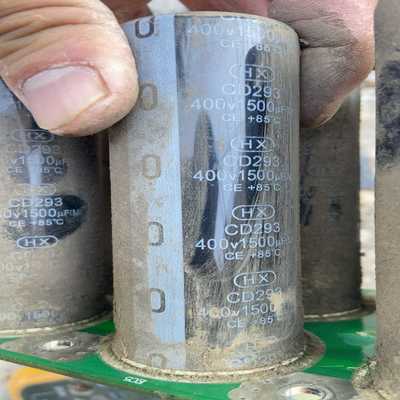 (重工机械)拆机电容组。400v1500uf6个。2串并