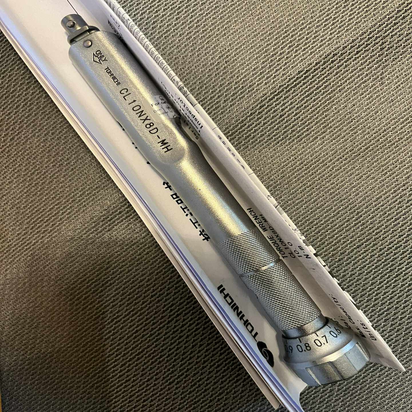 配件东日2-10Nm扭力扳手 TOHNICHI CL10N×8D-MH可换头高精度议价