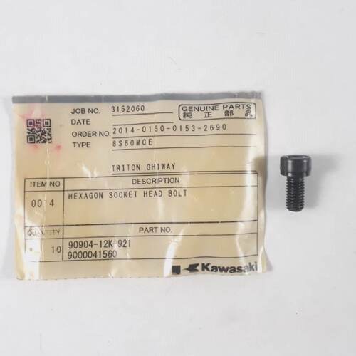 Esagono Presa Bullone 9090412K921 9000041560 Kawasaki 8S60MC