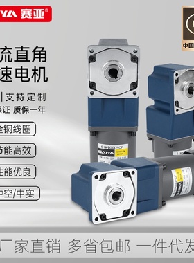 浙江赛亚生产厂家微型交流直角轴减速电机单相220V转角马达