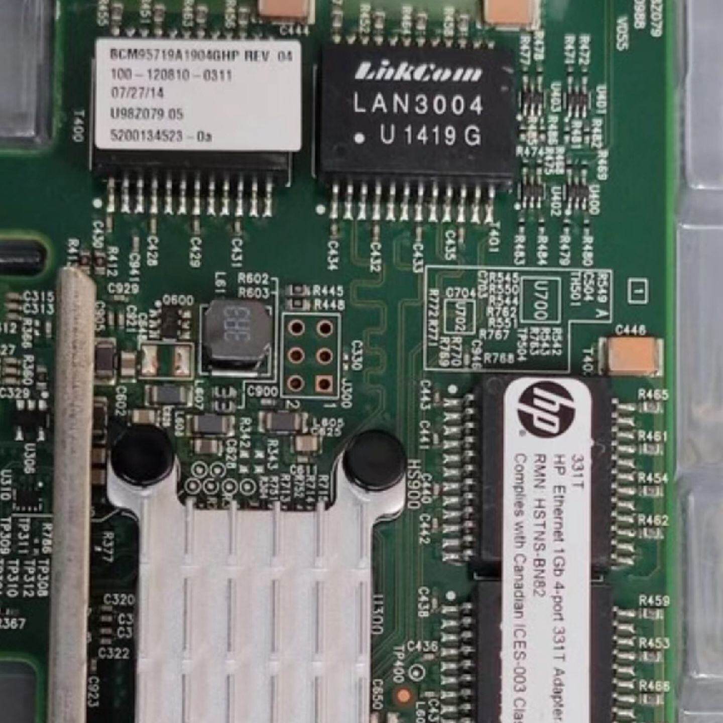 议价HP四口千兆PCIE网卡647594B21