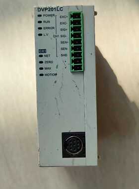 台达PLC称重扩展DVP201LC-SL成色实物图，功能正常询价