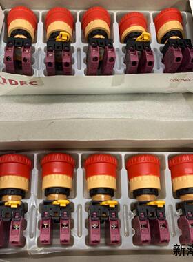 IDEC和泉 YW1B-V4E02R 红色蘑菇头急停按钮 正议价商品