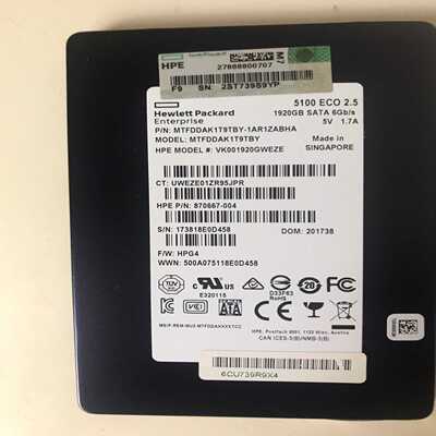 （议价）HP5100ECO1.92TSSD企业级固态硬盘S
