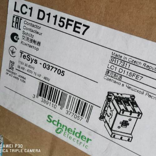 配件接触器LC1D115FE7115V产品议价