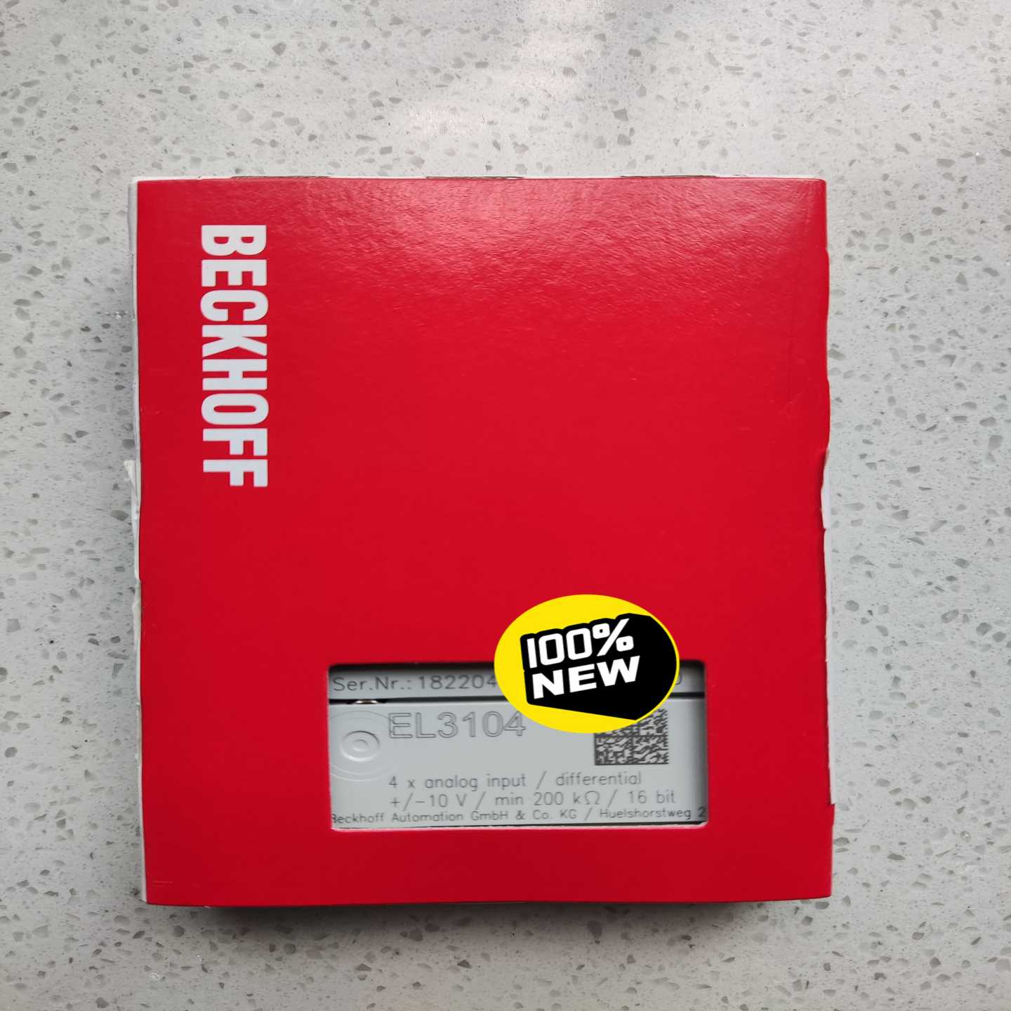 倍福BECKHOFF模拟量模块EL3104询价