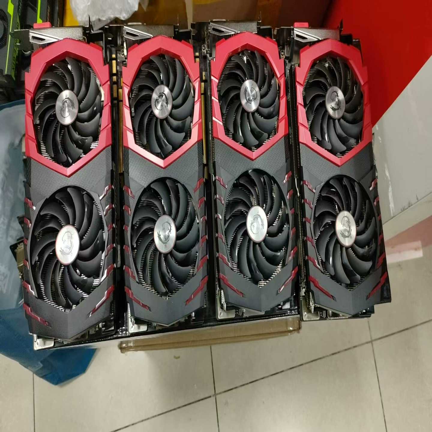 微星1080ti11G红龙公司拆机4块货色--议价商品