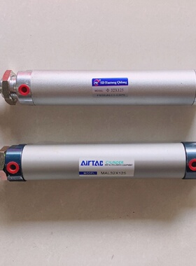 32*6080100压紧气缸气动元件铝塑门窗设备配件单双作用气缸圆缸