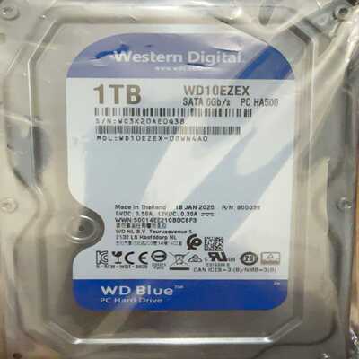 西数蓝盘1TB机械硬盘WD10EZEX-议价