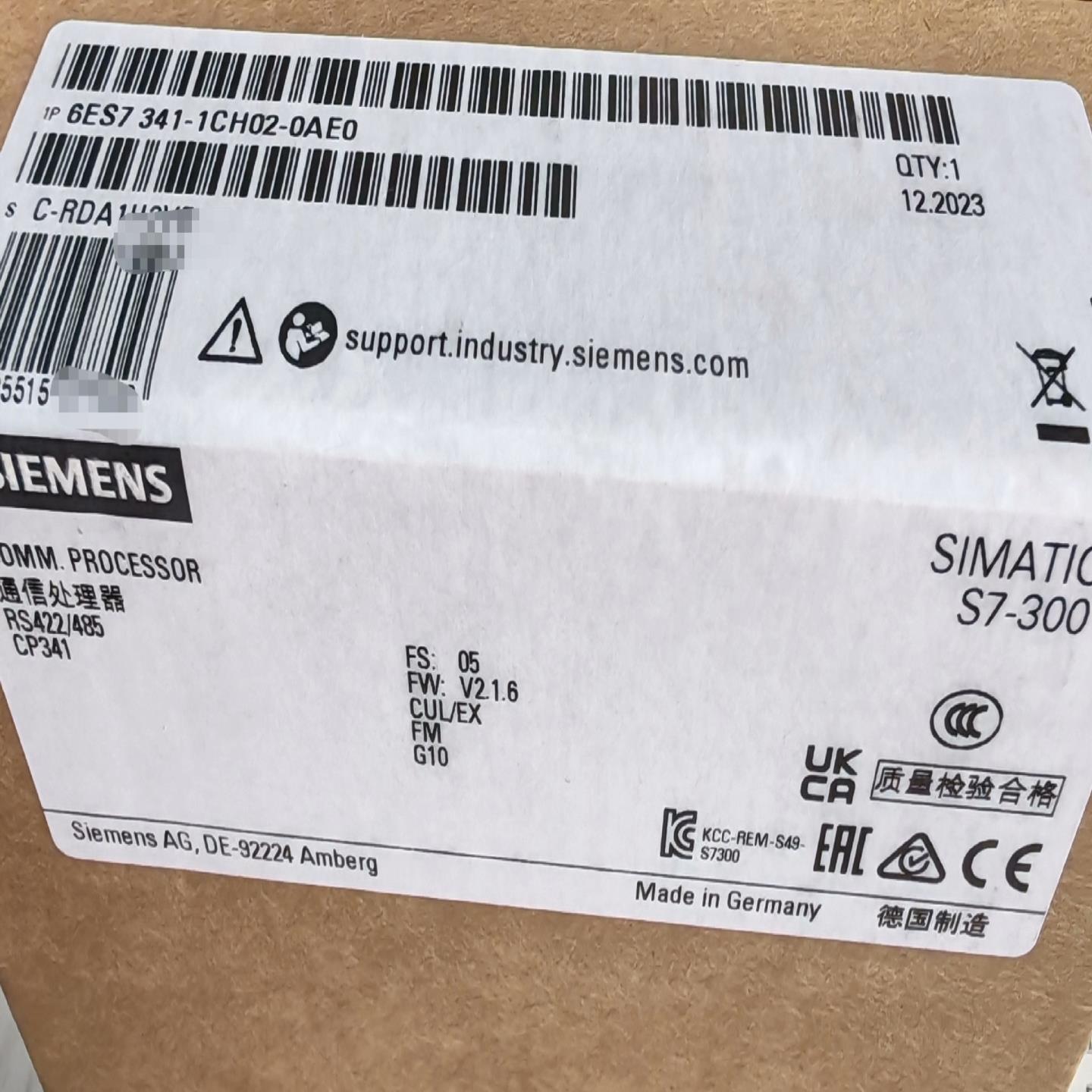 6ES7341-1CH02-0AE0议价～（佳毅工控）