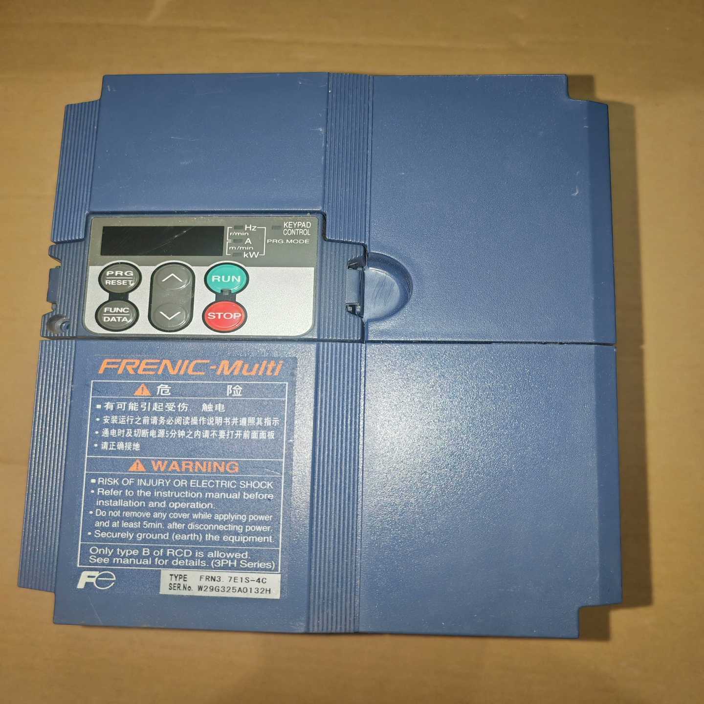 几乎全新变频器FRN3.7E1S-4C，功能，图片实