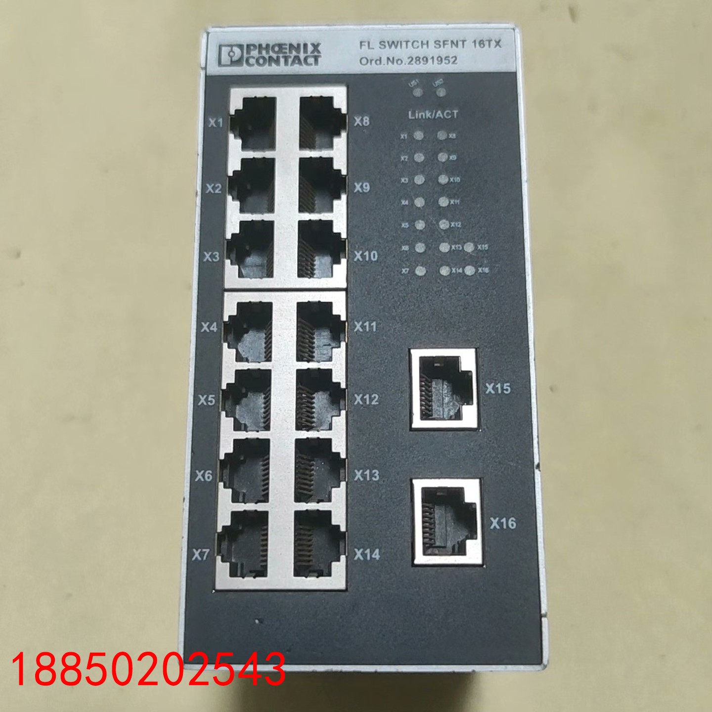 【请询价】菲尼克斯16口交换机 FL SWITCH SFNT 16TX