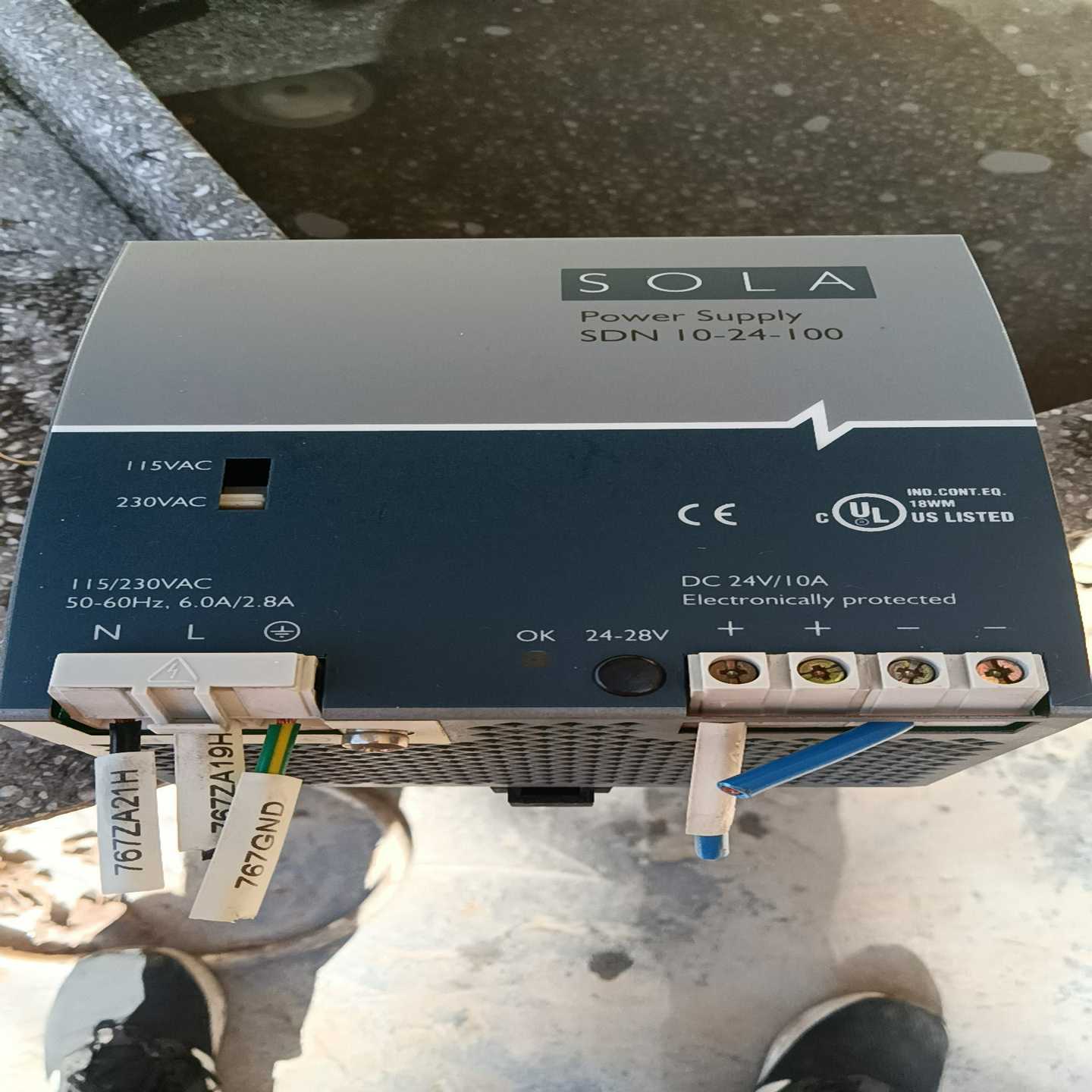 SOLA电源SDN10-24-100，115AC/230询价