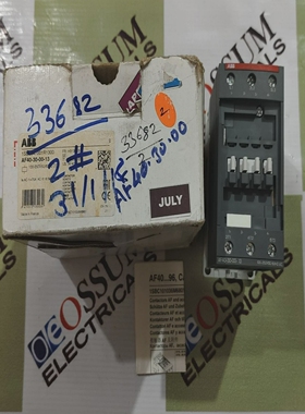 ABBAF40-30-00-13电源接触器40AMP伏100-250伏交流快速发