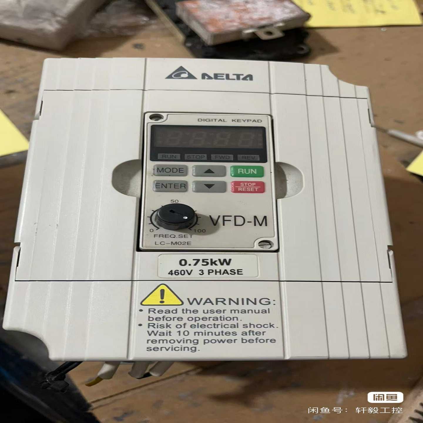 议价vfd007m4b、80v、0.75kw拆机包好