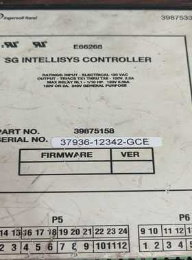 索兰控制器，英格索兰空压机 E66268  39875158~询价