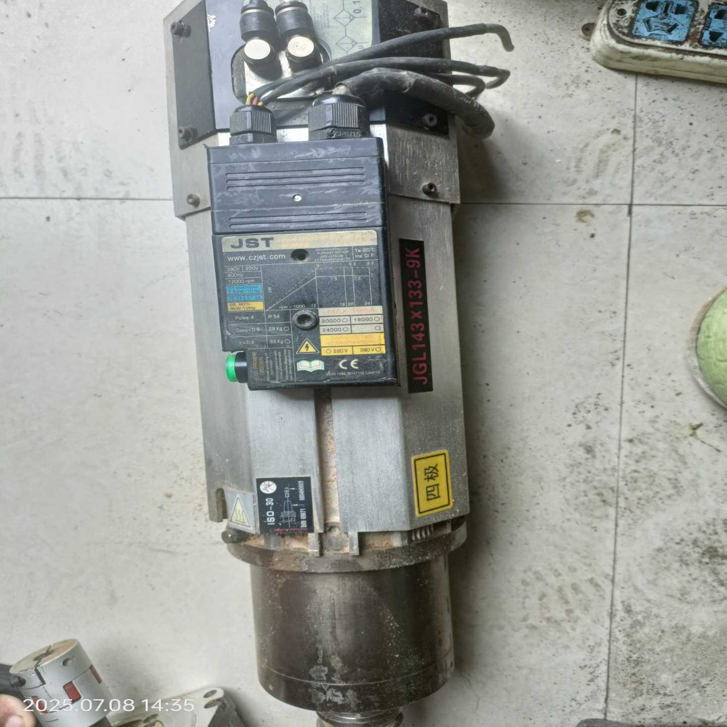 杰斯特JST9KW风冷主轴电机，型号JGL143x133-询价