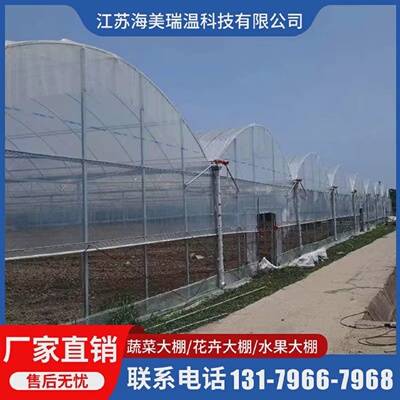 厂家直销连栋温室连体大棚外遮阳连栋玻璃大棚热镀锌钢管骨架