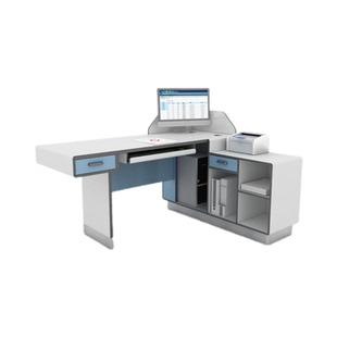 理邦医院诊所诊疗桌医用医生问诊宠物诊断桌医生坐诊桌单人办公桌
