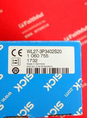 议价-SickWL27-3P3402S20西克全新光电传感器1060755