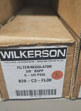 WILKERSON B28C3FL00 38 BSPP 0125 PSIG FILTERREGULATOR  6 mon