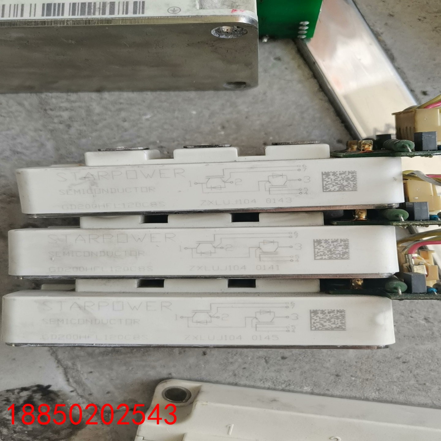 【请询价】GD200HFL120C8SN原装拆机有3块实拍图单价