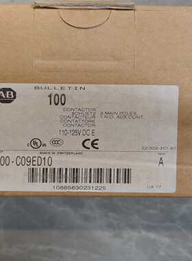 AB罗克韦尔接触器100-C09ED10，110-125V--议价商品