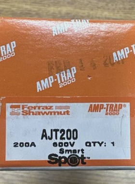 FERRAZ SHAWMUTMERSEN AJT200 Class J 200A 600VAC Time Delay F