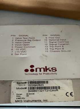 美国正品MKS649B01321T21CAVR20SCC--议价商品