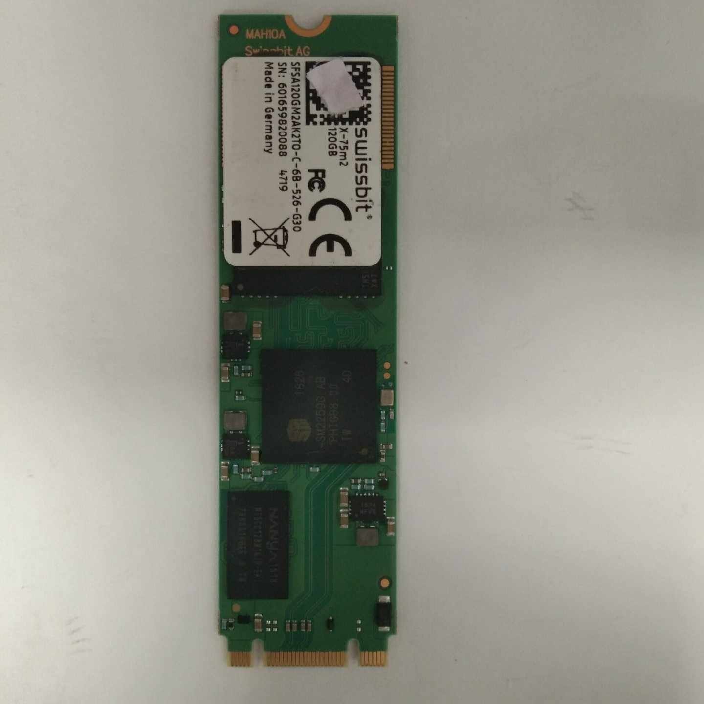 swissbit/瑞士120G东芝颗粒M.2--议价商品