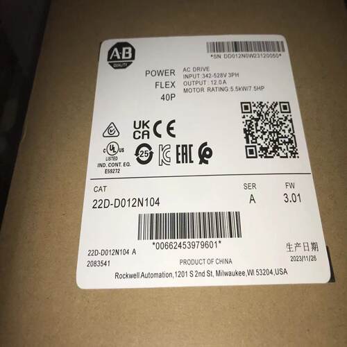 配件AB变频器22B22d-b2p3b5p0b8p0b012b017b024b033n104议价议价
