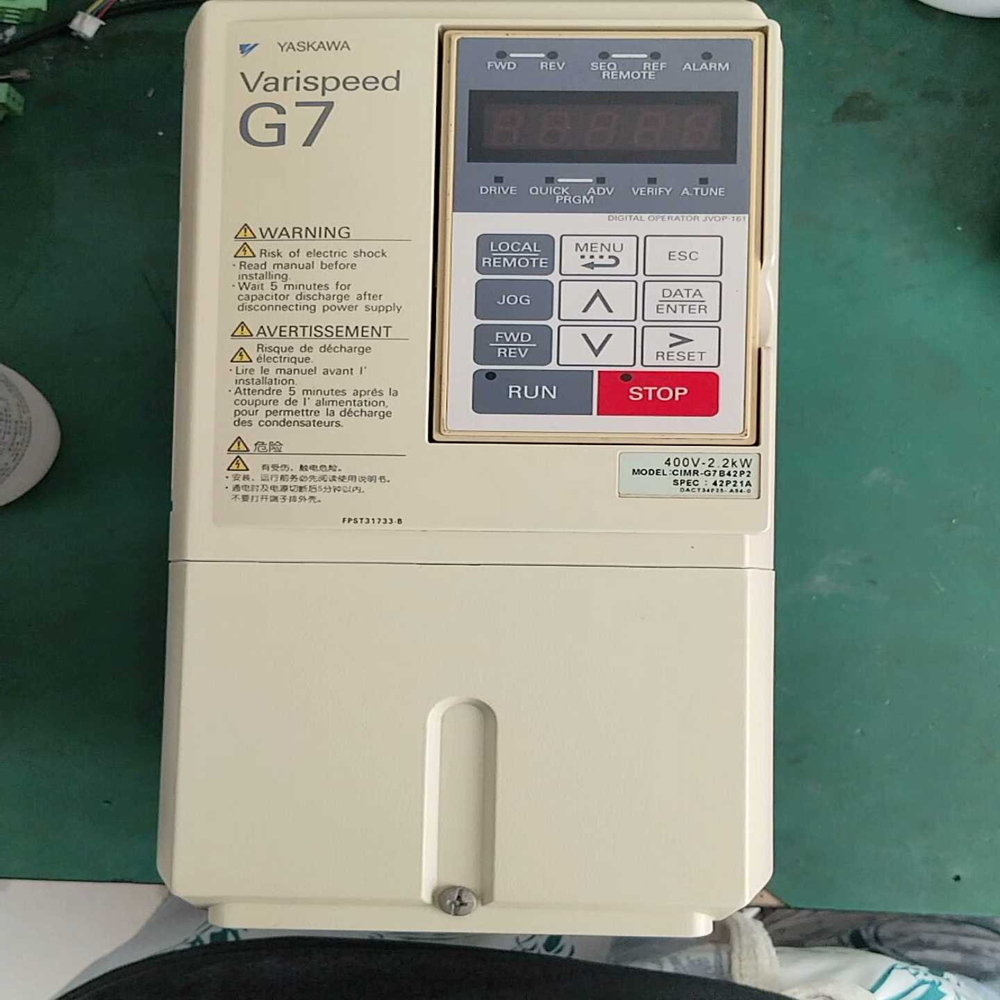 安川变频器CIMR-G7B42P22.2KW实价询价