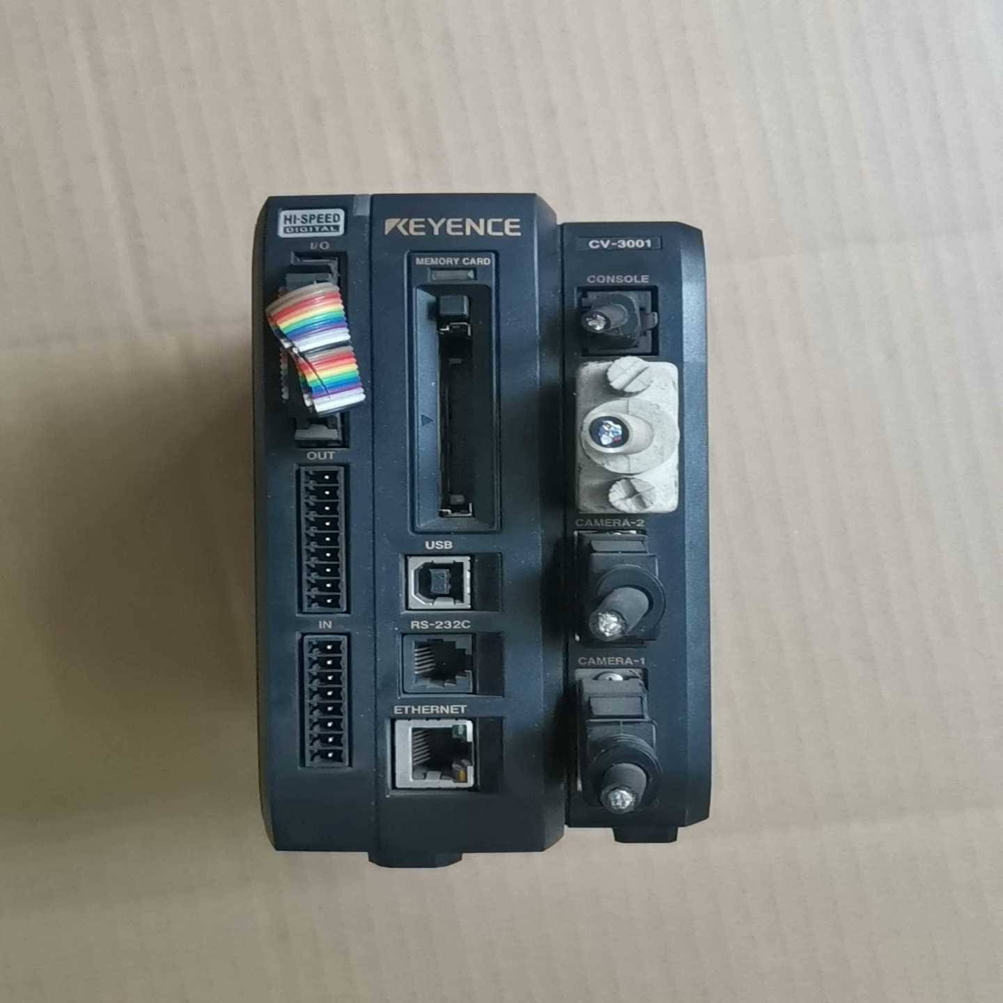 KEYENCE基恩士CV-3001 功能正常，，（佳毅工控）