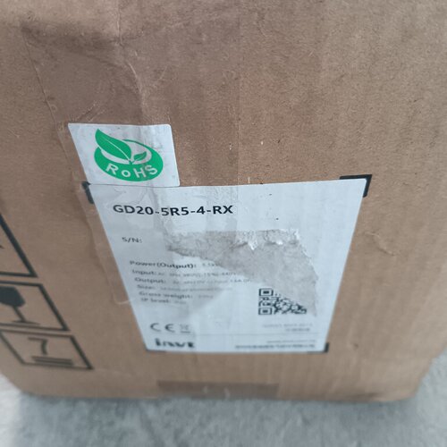 询-英威腾变频器库存一台GD205R54RX